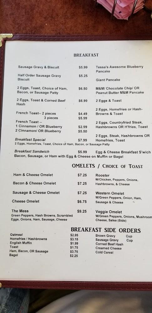 Andover Diner Menu image 2