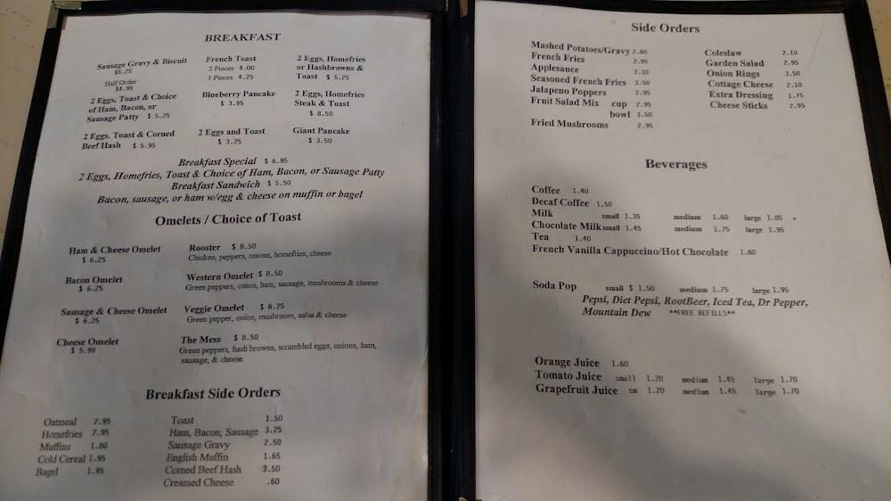 Andover Diner Menu image 3